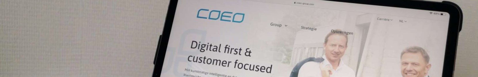 Lancering nieuw website van de coeo Group