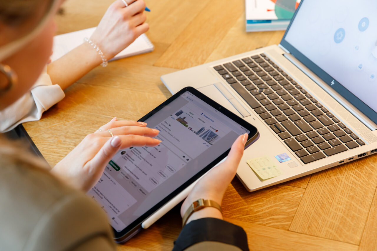 Tablet en laptop